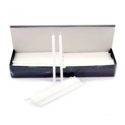 Candelina Cera Bianca 20x1 Cm (Confezione 120 Pz)