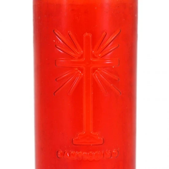 Cerone Liturgico Plastica Rossa 7x20 Cm 3 Cerone Liturgico Plastica Rossa 7x20 Cm - immagine 3