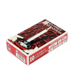 Candele Steariche Confezione 10 Pz 2x15 Cm -Vendite Consumabili 1720098 candele steariche confezione 10 pz 2x15 cmc 550x550 1