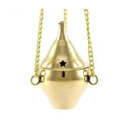 Turibolo Conico Dorato 8 Cm Diametro 5 Cm