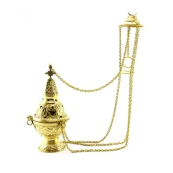 Turibolo Medio Dorato 23 Cm Diametro 11 Cm