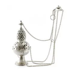 Turibolo Medio Argentato 23 Cm Diametro 11 Cm