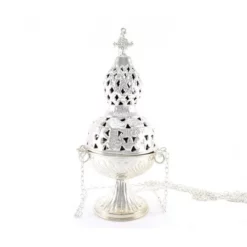 Turibolo Medio In Metallo Argentato 27 Cm -Vendite Consumabili 1760048 turibolo medio in metallo argentato 27 cmc 550x550w