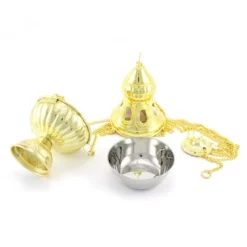 Turibolo Forato Grande Dorato 24 Cm Diametro 11 Cm -Vendite Consumabili 1760057 turibolo forato grande dorato altezza cm 24 diametro cm 11 b 550x550w