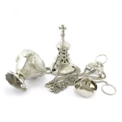 Turibolo Gotico Argentato 30 Cm Diametro 12,5 Cm -Vendite Consumabili 1760061 turibolo gotico argentato altezza cm 30 diametro cm 12 5 f 550x550w