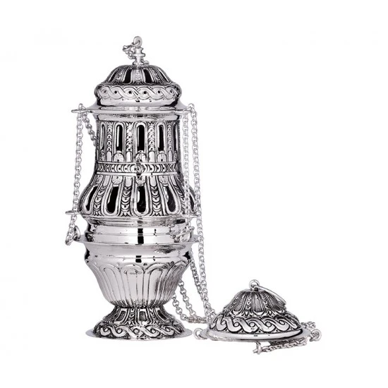 Turibolo Mantova In Argento 800°° 25 Cm 1 Turibolo Mantova In Argento 800°° 25 Cm