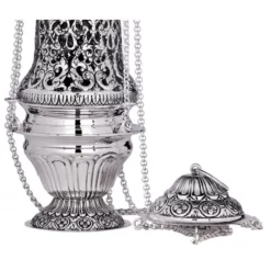 Turibolo Marche In Argento 800°° 25 Cm -Vendite Consumabili 200015 b turibolo in argento 800 modello marche altezza cm 25 550x550w