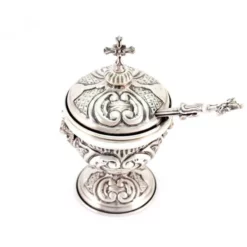 Turibolo Con Navetta Stile Barocco Cesellato A Mano 27 Cm 16 Turibolo Con Navetta Stile Barocco Cesellato A Mano 27 Cm -Vendite Consumabili 200017 f2 turibolo con navetta in fusione barocca altezza cm 30 550x550w