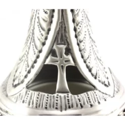 Turibolo Con Navetta In Ottone Cesellato Foglie 21 Cm 13 Turibolo Con Navetta In Ottone Cesellato Foglie 21 Cm -Vendite Consumabili 200026 Turibolo con Navetta in fusione cesellato foglie Altezza cm 21 d 550x550w