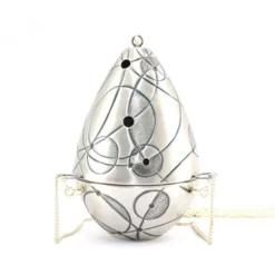 Turibolo Con Navetta Cosmos In Ottone Cesellato A Mano 21 Cm -Vendite Consumabili 200027 Turibolo con Navetta in fusione cesellato pigna Altezza cm 21 d 550x550w