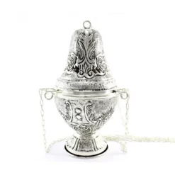 Turibolo Con Navetta Cesellato In Fusione Argentato 26 Cm 12 Turibolo Con Navetta Cesellato In Fusione Argentato 26 Cm -Vendite Consumabili 200030 turiblo con navetta cesellato in fusione argentato altezza cm 26 e 550x550w
