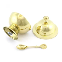 Navetta Sfera Con Pomo Per Incenso In Metallo 12 Cm -Vendite Consumabili 200033 navetta sfera con pomo per incenso in metallo altezza cm 12 b 550x550w