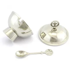 Navetta Tonda Con Croce Cerchio In Metallo 11 Cm -Vendite Consumabili 200035 navetta tonda con croce cerchio in metallo altezza cm 11 b 550x550w