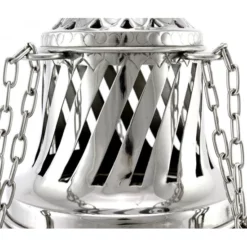 Turibolo Gigante Metallo Argentato 33 Cm 11 Turibolo Gigante Metallo Argentato 33 Cm -Vendite Consumabili 200037 turibolo gigante metallo argentato altezza cm 33 diametro cm 21c 550x550w