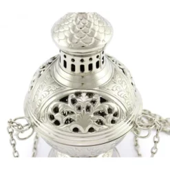 Turibolo Medio Argentato 25 Cm Diametro 14 Cm 6 Turibolo Medio Argentato 25 Cm Diametro 14 Cm -Vendite Consumabili 200038 turibolo argentato sfera forata altezza cm 25 diametro cm 14b 550x550w