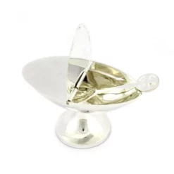 Navetta Per Incenso In Metallo Argentato 7 Cm -Vendite Consumabili 200041 navetta per incenso in metallo argentato altezza cm 7c 550x550w