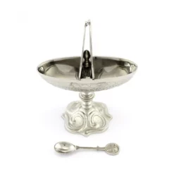 Navetta Per Incenso In Metallo Decorata 13 Cm -Vendite Consumabili 200043 navetta per incenso in metallo decorata altezza cm 13b 550x550w