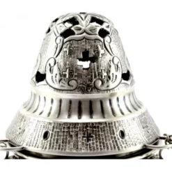 Turibolo Con Navetta Crocette Ottone Cesellato 24 Cm 13 Turibolo Con Navetta Crocette Ottone Cesellato 24 Cm -Vendite Consumabili 200045 turibolo con navetta crocette in ottone cesellato altezza cm 24 c 550x550w