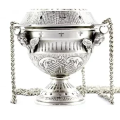 Turibolo Con Navetta Crocette Ottone Cesellato 24 Cm 17 Turibolo Con Navetta Crocette Ottone Cesellato 24 Cm -Vendite Consumabili 200045 turibolo con navetta crocette in ottone cesellato altezza cm 24 g 550x550w