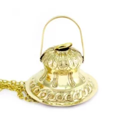 Turibolo Grande Metallo Dorato 30 Cm -Vendite Consumabili 200048 turibolo grande metallo dorato 30 cm diametro 18 cme 550x550w