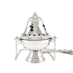 Turibolo Liscio Metallo Argentato 17 Cm 6 Turibolo Liscio Metallo Argentato 17 Cm -Vendite Consumabili 200051 turibolo liscio metallo argentato 17 cmb 550x550w