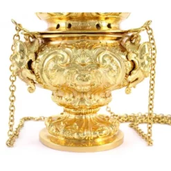 Turibolo Con Navetta In Fusione Dorata Stile Barocco 30 Cm 12 Turibolo Con Navetta In Fusione Dorata Stile Barocco 30 Cm -Vendite Consumabili 200053 turibolo con navetta in fusione dorata stile barocco 30 cmc 550x550w