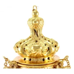 Turibolo Con Navetta In Fusione Dorata Stile Barocco 30 Cm 13 Turibolo Con Navetta In Fusione Dorata Stile Barocco 30 Cm -Vendite Consumabili 200053 turibolo con navetta in fusione dorata stile barocco 30 cmd 550x550w