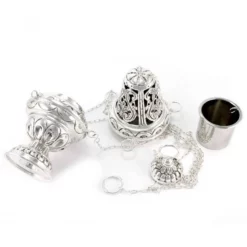 Turibolo E Navetta Cesellato Con Decoro Cerchi 28 Cm 12 Turibolo E Navetta Cesellato Con Decoro Cerchi 28 Cm -Vendite Consumabili 200058 turibolo e navetta cesellato con decoro cerchi 28 cmc 550x550w