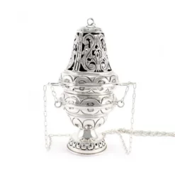 Turibolo E Navetta Cesellato Con Decoro Cerchi 28 Cm 14 Turibolo E Navetta Cesellato Con Decoro Cerchi 28 Cm -Vendite Consumabili 200058 turibolo e navetta cesellato con decoro cerchi 28 cme 550x550w