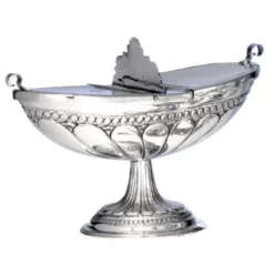 Navetta Fresoni Per Turibolo Argento 800° 14 Cm