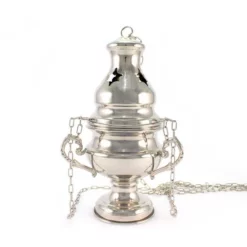 Turibolo Liscio Metallo Argentato 27 Cm -Vendite Consumabili 200060 turibolo liscio metallo argentato 27 cmb 550x550w