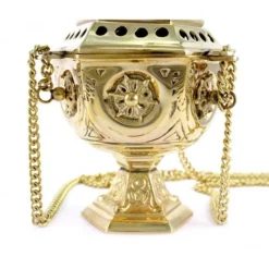 Turibolo Forma Esagonale In Fusione Metallo 27 Cm 10 Turibolo Forma Esagonale In Fusione Metallo 27 Cm -Vendite Consumabili 200063 Turibolo forma esagonale in fusione metallo 27 cmc 550x550w