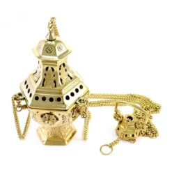 Turibolo Forma Esagonale In Fusione Metallo 27 Cm 12 Turibolo Forma Esagonale In Fusione Metallo 27 Cm -Vendite Consumabili 200063 Turibolo forma esagonale in fusione metallo 27 cme 550x550w