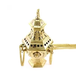 Turibolo Forma Esagonale In Fusione Metallo 27 Cm 15 Turibolo Forma Esagonale In Fusione Metallo 27 Cm -Vendite Consumabili 200063 Turibolo forma esagonale in fusione metallo 27 cmh 550x550w