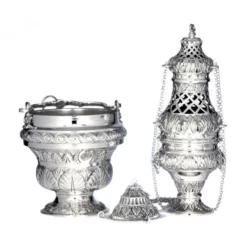 Turibolo In Argento 800°° Modello 1600 29 Cm