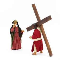 Scena Crocifissione Statue In Terracotta Vestita 13 Cm -Vendite Consumabili 21700331 scena crocifissione statue in terracotta vestita 13 cmi 550x550 1