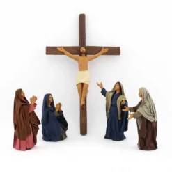 Scena Crocifissione Statue In Terracotta Vestita 13 Cm -Vendite Consumabili 21700331 scena crocifissione statue in terracotta vestita 13 cmo 550x550 1