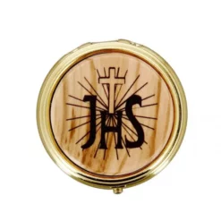 Teca Porta Ostie Placca Olivo JHS Diametro 5 Cm