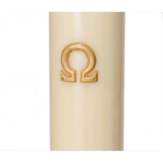 Cero Pasquale Cera D'api Agnello Rosso Argento Oro 8x120 Cm 6 Cero Pasquale Cera D'api Agnello Rosso Argento Oro 8x120 Cm - immagine 6