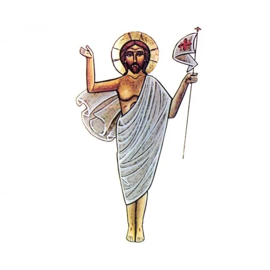 Adesivo Cero Pasquale Con Gesù Risorto Bizantino 2 Adesivo Cero Pasquale Con Gesù Risorto Bizantino - immagine 2