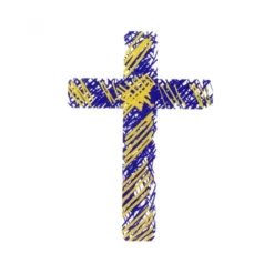 Vendite Consumabili -Vendite Consumabili 2930047 adesivo per cero pasquale con croce e pescia 550x550w