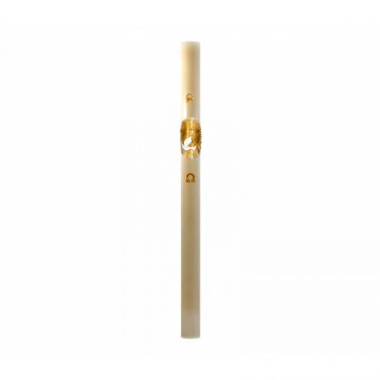 Cero Pasquale In Cera Raggiera Con Croce E Colomba 8x120 Cm 2 Cero Pasquale In Cera Raggiera Con Croce E Colomba 8x120 Cm - immagine 2