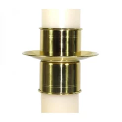 Innesto Dorato Rigato Per Cero Diametro 8 Cm -Vendite Consumabili 293007 b innesto per cero in ottone dorato diametro cm 8 550x550w