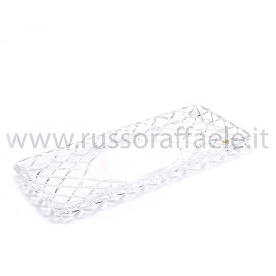 Servizio Oli Santi In Cristallo Di Bohemia Piatto 14x34 Cm 4 Servizio Oli Santi In Cristallo Di Bohemia Piatto 14x34 Cm - immagine 4