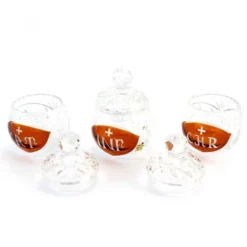 Servizio Oli Santi In Cristallo Bohemia Piatto 20x11x2,5 Cm -Vendite Consumabili 340026 2 servizio oli santi in cristallo bohemia misura piatto cm 20x11x2 5 550x550w