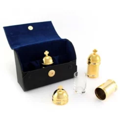 Astuccio Con 3 Vasetti Per Oli In Ottone Dorato -Vendite Consumabili 340040 2 astuccio con 3 vasetti per oli in ottone dorato 550x550w