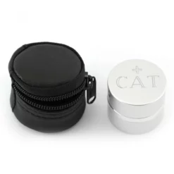 Vasetto Olio Catecumeni Con Astuccio Nero Diametro 4,3 Cm