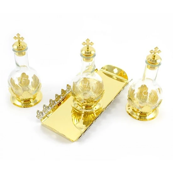 Astuccio Con Servizio 3 Ampolle Oli E Vassoio 4 Astuccio Con Servizio 3 Ampolle Oli E Vassoio - immagine 4