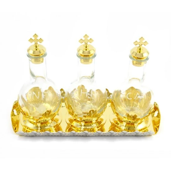 Astuccio Con Servizio 3 Ampolle Oli E Vassoio 2 Astuccio Con Servizio 3 Ampolle Oli E Vassoio - immagine 2