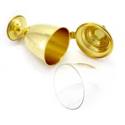 Servizio Oli Santi Ottone Dorato Cesellato 20 Cm -Vendite Consumabili 340066 servizio oli santi ottone dorato cesellato 20 cmd 550x550w